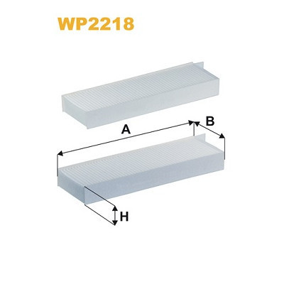 Фільтр салону Wixfiltron WP2218 Вінниця - фото 1
