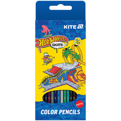 Олівці кольорові Kite Hello Kitty двосторонні, 12 шт. 24 кольори (HW25-054-2) Вінниця - фото 1