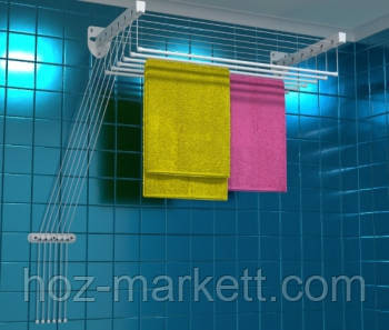 Сушилка 1.2 метра для белья настенно-потолочная усиленная на шесть прутьев Харьков - изображение 3