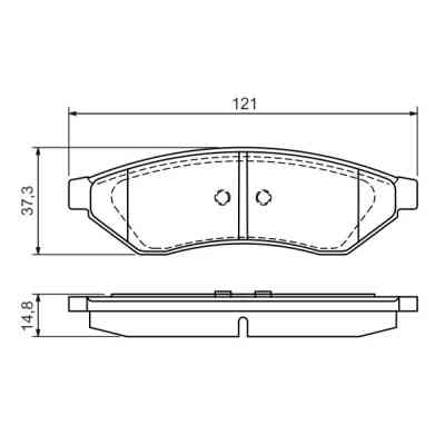Тормозные колодки Bosch 0 986 494 172 Винница