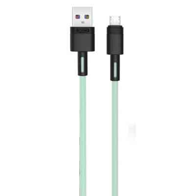 Дата кабель USB 2.0 AM to Micro 5P 1.0m 5A green XO (NB166-M-1-GR) Винница