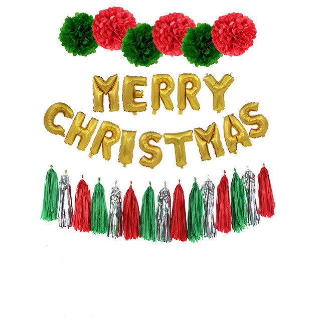 Набор новогодних гирлянд на стену для дома one size разноцветный Киев - изображение 1