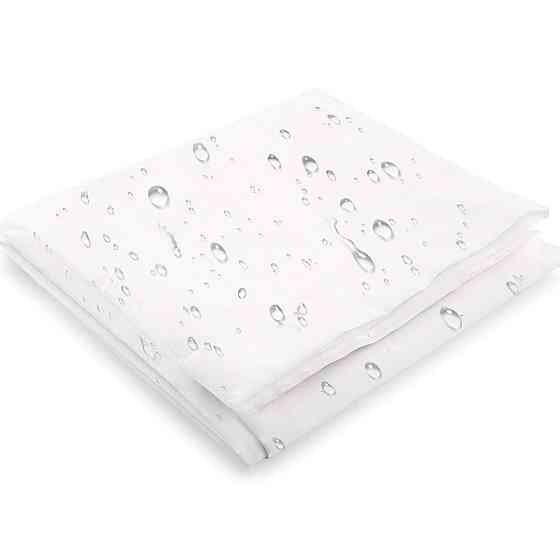 Шторка для ванної та душу з гачками 180x180 см водовідштовхувальна, високоякісна шторка для ванни Кам'янець-Подільський