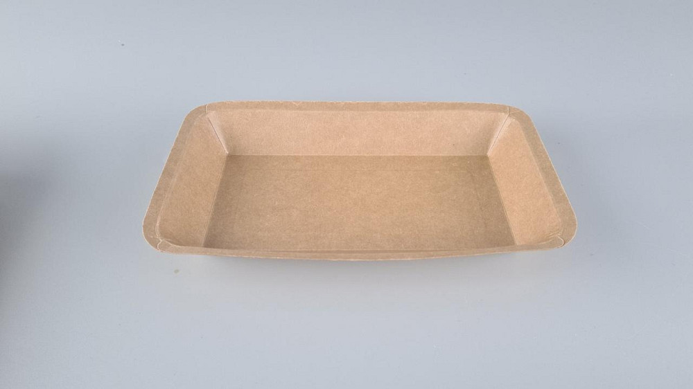 Лоток з харчового картону "KRAFT" 400 мл 225 *135*25 (25 шт) Харків - фото 3