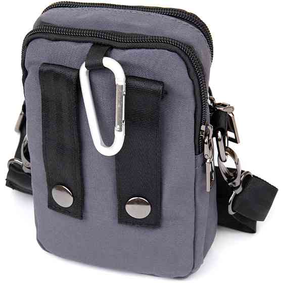 Сумка на пояс нейлон Сіра (Vintage) Київ