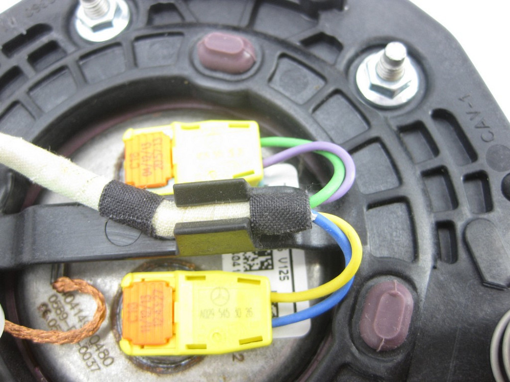 Mercedes-Benz  A2228600002 7J20 Подушка в кермо темно-сіра в шкірі S-Class W222 Одеса - фото 8