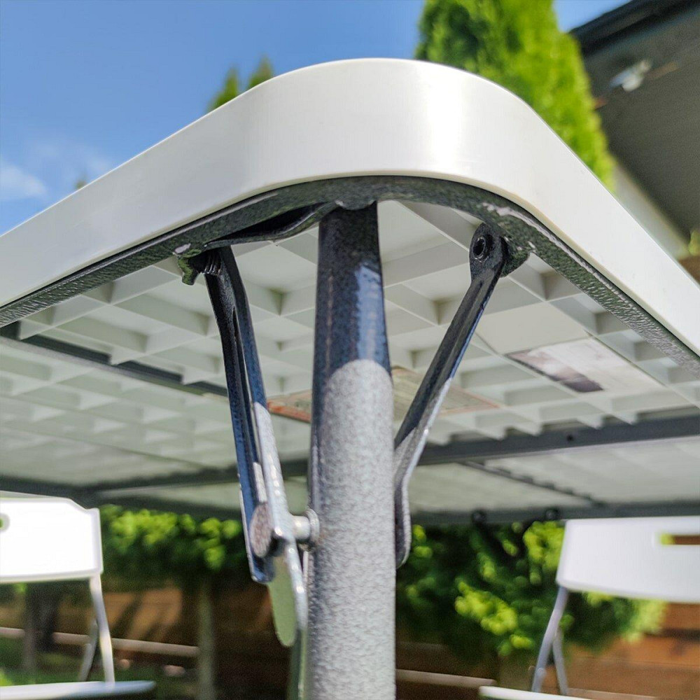 Складний набір меблів: стіл і 4 стільці з сумкою, білий Київ - фото 4