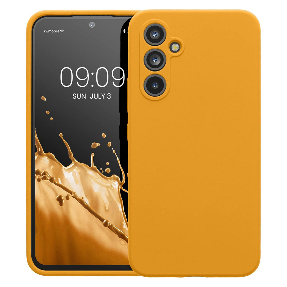 Чехол накладка для Samsung Galaxy A54 5G kwmobile силиконовый TPU манго защитный противоскользящий тонкий Киев - изображение 7