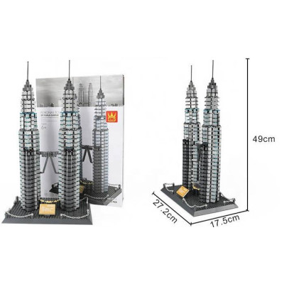 Конструктор Wange Башни Петронас, Малайзия (WNG-Petronas-Towers) Винница - изображение 3