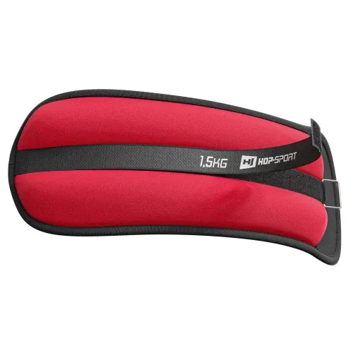 Набор утяжелителей для ног и рук 2х1,5 кг Hop-Sport S003 красный Киев - изображение 3
