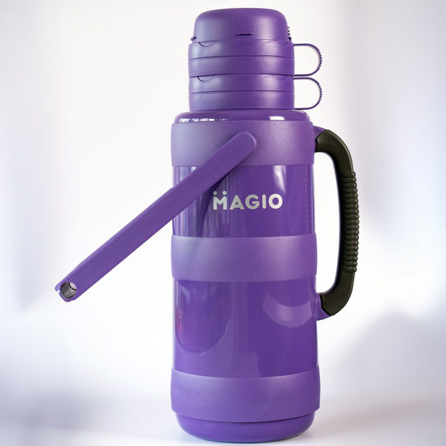 Баночка-термос Magio, Термос-кувшин для чая, Классический термос для чая и кофе Термос воды PO-73 Львов - изображение 4