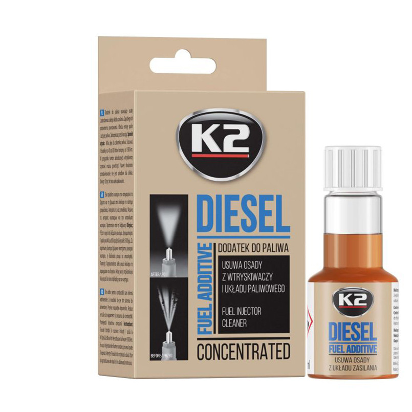 Очиститель форсунок K2 Turbo Diesel для дизельных двигателей 50мл Львов - изображение 1