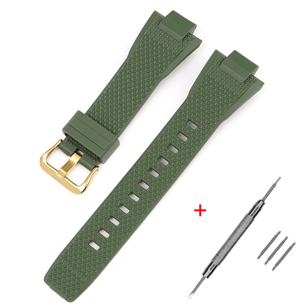 Ремінець для Casio G-Shock GST-B400 Army Green GD SBR Київ - фото 1