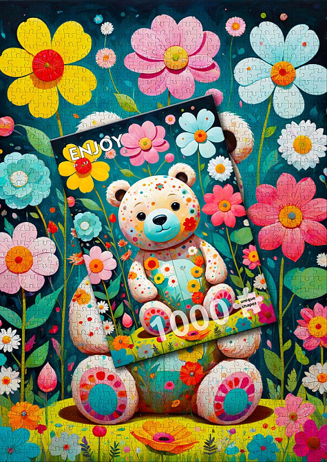Пазл Квітковий ведмедик - Flower Teddy Bear (Enjoy-2150) Киев - изображение 6