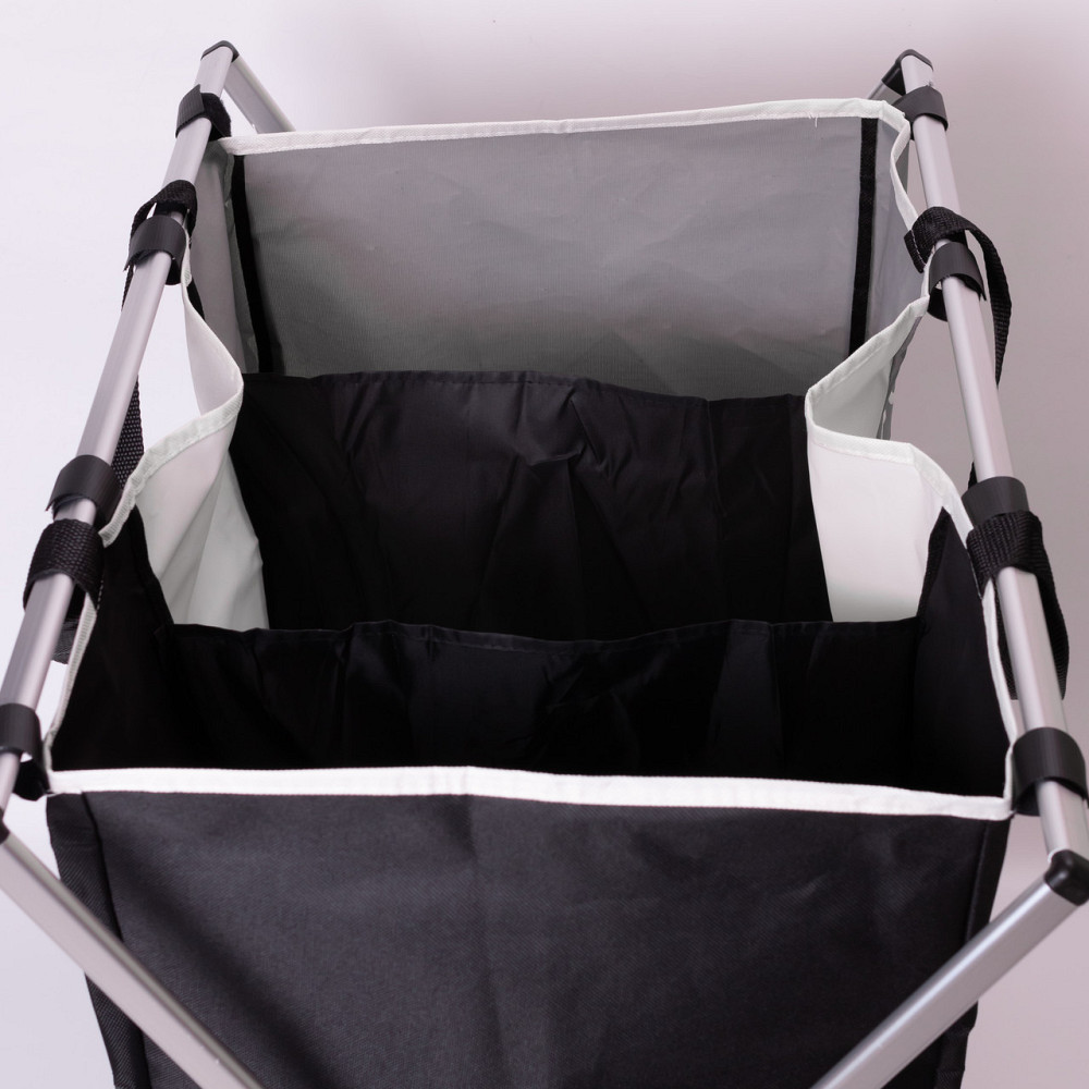 Yiwu Кошик-органайзер для білизни на каркасі 95 (л) на 3 відділення HP-41-4 Київ - фото 6