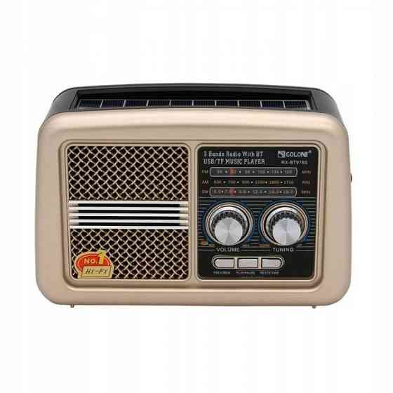 Радіоприймач GOLON RX-BT978S solar FM/AM/SW радио Одеса