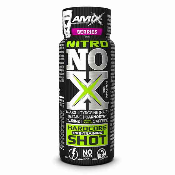 Передтренувальний комплекс Amix NitroNox Shot 60ml (Berries) Луцьк