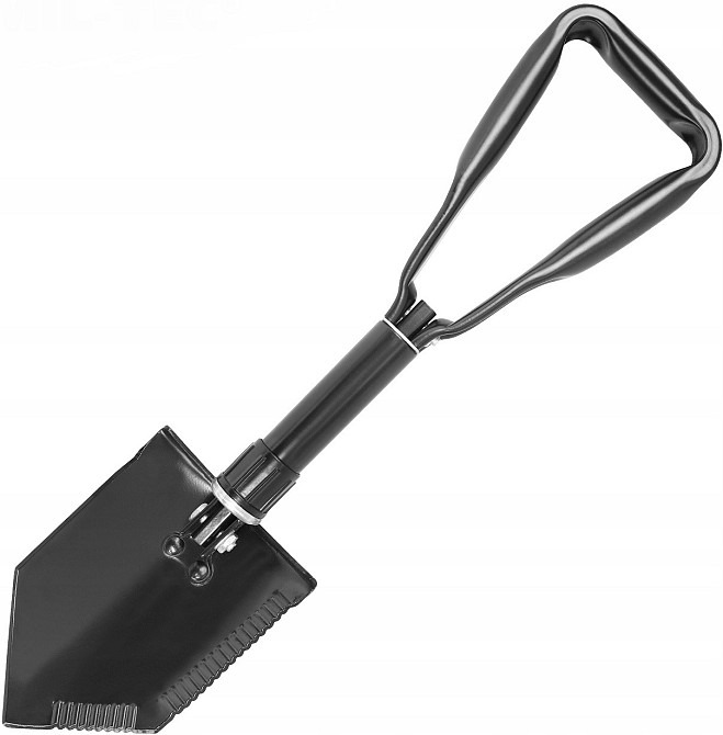 Армійська Складна Лопата саперна 2в1 з чохлом Mil-Tec від Sturm (15522050) Нержавіюча сталь Нововолинськ - фото 2