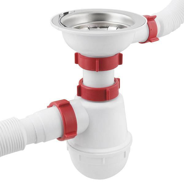 Сифон для ванни з ревізією PolMark SF 30 02 Харків - фото 4