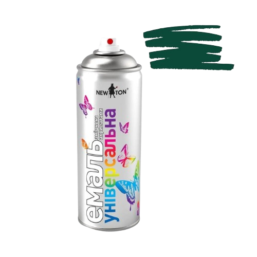 Емаль універсальна 400мл 6005 зелений мат. аерозоль NEW TON Житомир - фото 3