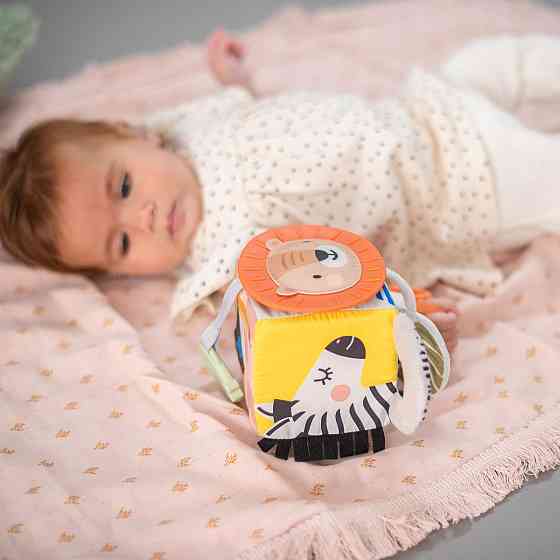 Розвиваюча іграшка-кубик колекції Савана - Веселі Звірята Дніпро