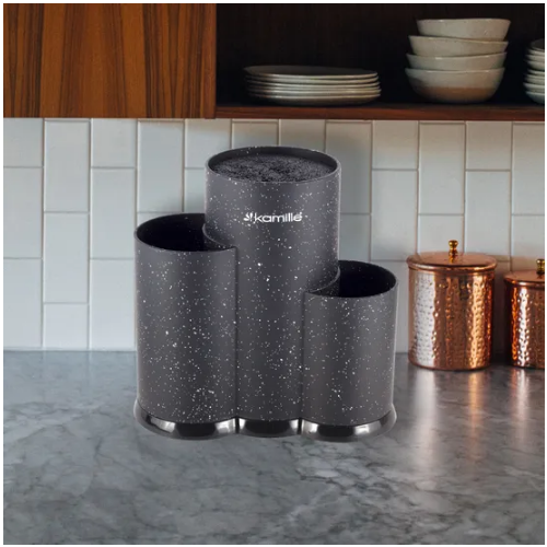 Підставка для ножів 22см (чорний,бiлий,коричн.,сiрий) 7608 KAMILLE Житомир - фото 10