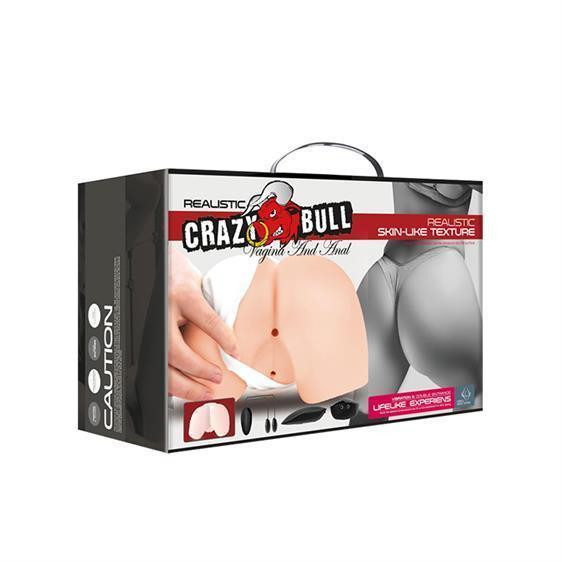 Мастурбатор - Crazy Bull Realistic Skin-Like Texture Vagina and Anal Sex Aura Київ - фото 1