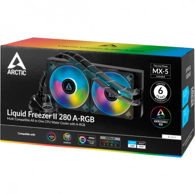 Система жидкостного охлаждения Arctic Liquid Freezer II 280 A-RGB (ACFRE00106A) Винница - изображение 7