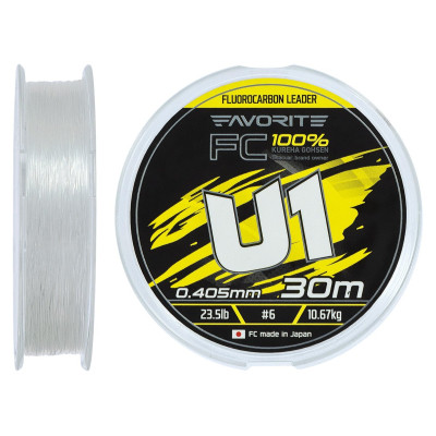Флюорокарбон Favorite U1 FC 30m 6.0/0.405mm 23.5lb/10.67kg (1693.12.18) Винница - изображение 1