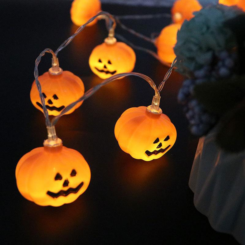 Гірлянда Хелловін з Гарбузами 150 см 10 led 40 на 35 мм помаранчево-чорний Київ - фото 2