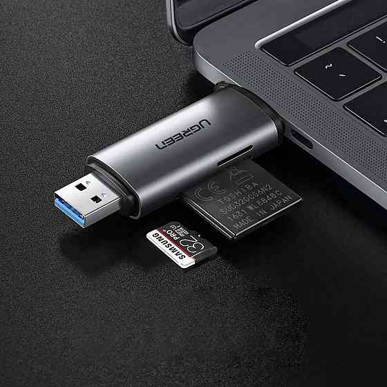 Кардрiдер UGREEN CM185 USB-C / USB-A Card Reader (UGR-50706) UGR-50706 Одеса