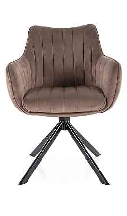 Стілець AZALIA VELVET чорний каркас/капучино BL.38 Киев