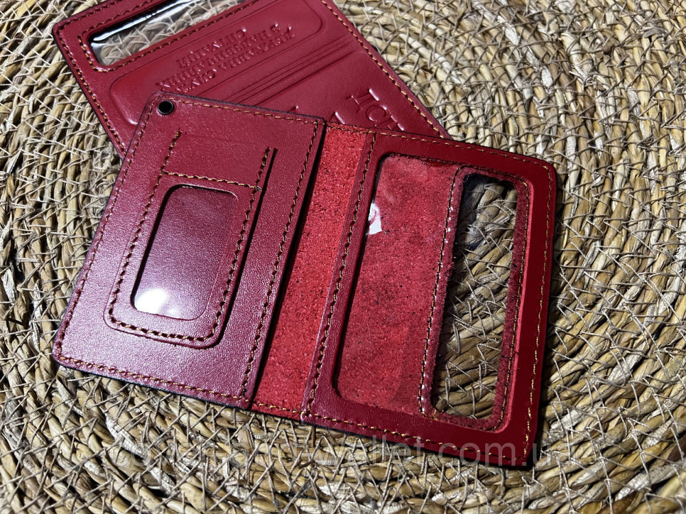 Обкладинка для нового посвідчення ДСНС із кишенею для жетону Puos Київ - фото 5