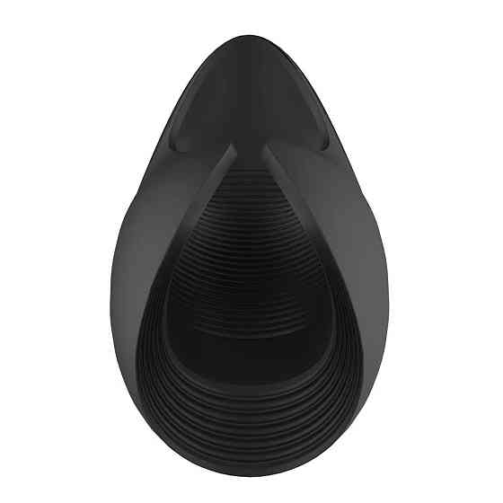 Мастурбатор с вибрацией Dream Toys Essentials, открытый, нереалистичный, черный, 13 см Sex Aura Киев