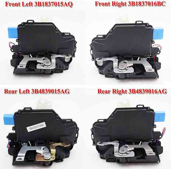 Актуатор замка дверей 6Qd837015B/3B1837015BC чорний пласт./метал. для VW Polo/Multivan/Transporter центрального замка, активатор Київ