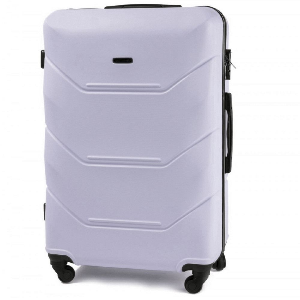 Чемодан пластиковый WINGS 147 большой 75 см светло-фиолетовый Киев - изображение 1