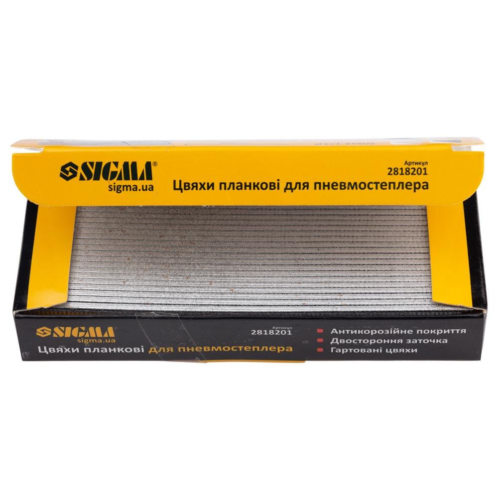 Цвяхи планкові 20×1.25×1мм для пневмостеплера 5000 шт SIGMA (2818201) Київ - фото 3