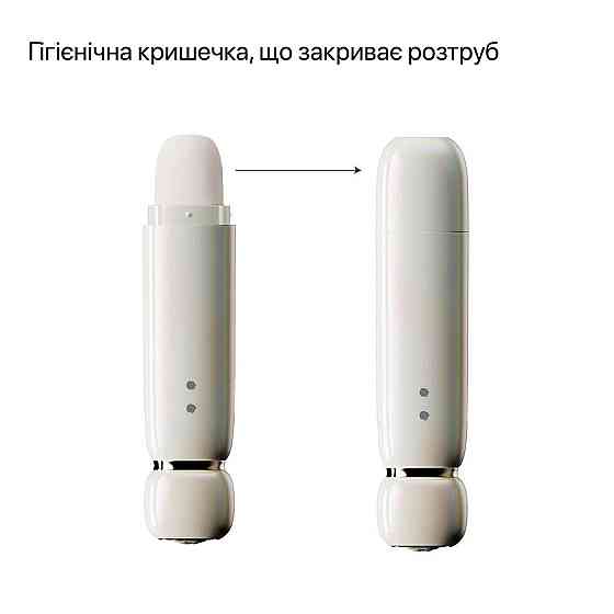 Вакуумный клиторальный стимулятор Zalo Lia Floral White, 3 насадки, 3 режима, разная интенсивность Sex Aura Киев