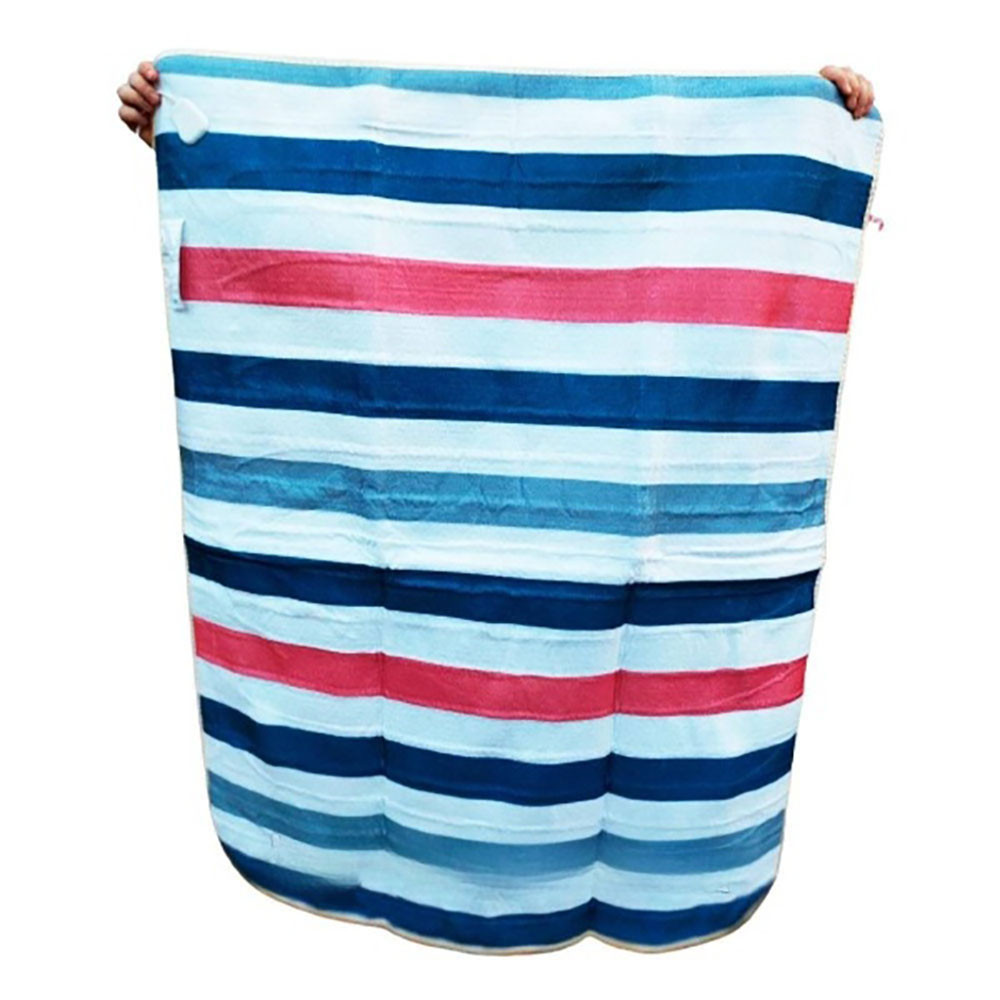 Электропростынь односпальная YASAM 160х120 см, Разноцветная полоска / Мягкая электропростыня с подогревом Киев - изображение 3