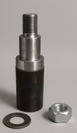 Балка 155 см для прицепа квадратная, усиленная (6 мм) под жигулевское колесо ступицы ВАЗ 2108 Винница