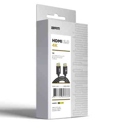 Кабель мультимедийный HDMI to HDMI 2m 2.0 4K Black Armorstandart (ARM69369) Винница