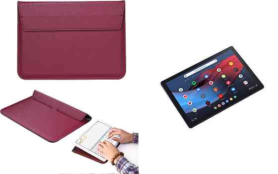 Чохол-конверт VitoCase для Google Pixel Slate m3, з функцією підставки для планшета Бордовий Київ
