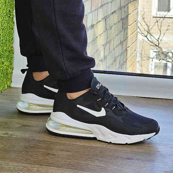 Кросівки N!ke 270 Сіточка Чоловічі Чорні Найки з Амортизацією Літні (розміри: 41,42,43,44,45) Відео Огляд Дніпро