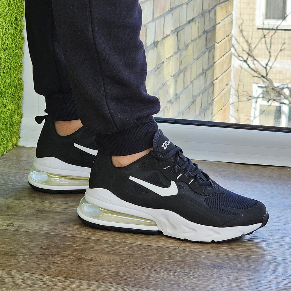 Кроссовки Nike 270 Сеточка Мужские Черные Найк с Амортизацией Летние (размеры: 41,42,43,44,45) Видео Обзор Днепр - изображение 6