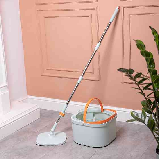 Набір для прибирання швабра з віджимом та відром професійна швабра з відром Зелений HP-35015-46 Київ