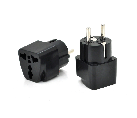 Переходник на евророзетку TEFAL-тройник Black, Полтава - изображение 1