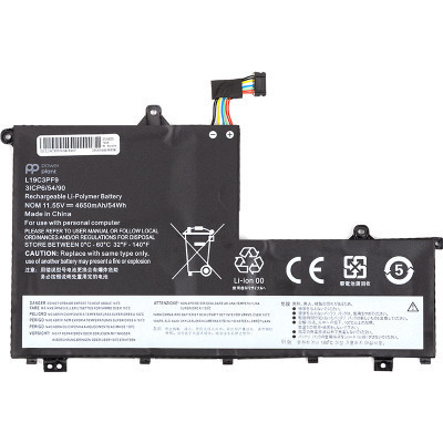 Аккумулятор для ноутбука LENOVO ThinkBook 14-IML (L19C3PF9) 11.55V 4650mAh PowerPlant (NB482146) Винница - изображение 1