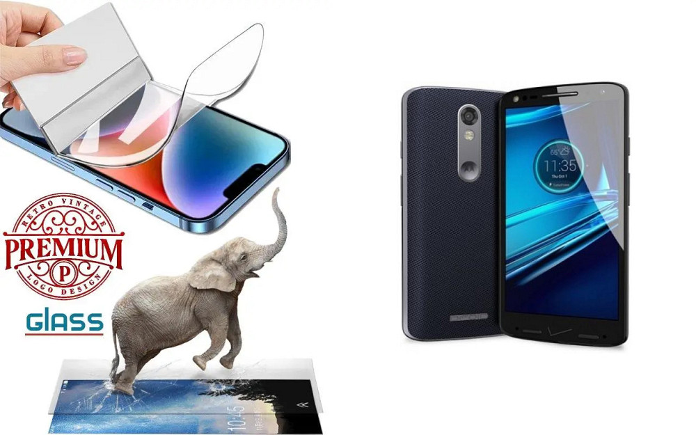 Поліуретанова плівка Motorola Droid Turbo 2, Premium, товщина 0,2 мм Київ - фото 1