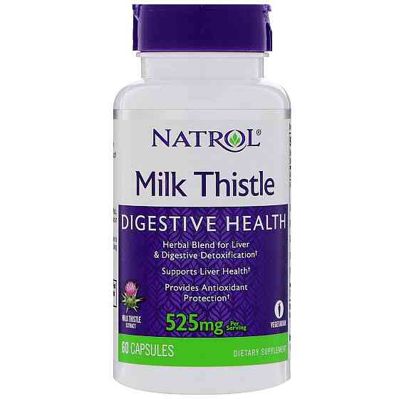 Расторопша Natrol Milk Thistle 525 мг 60 капсул Киев