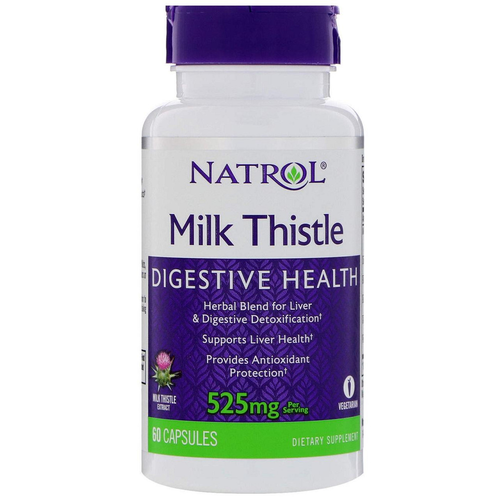 Расторопша Natrol Milk Thistle 525 мг 60 капсул Киев - изображение 1